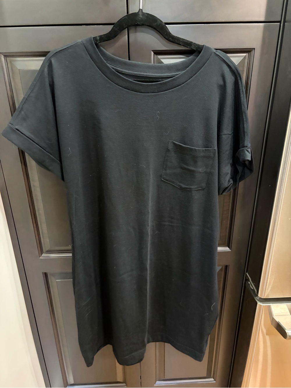 GAP - Black Pocket T-Shirt dress